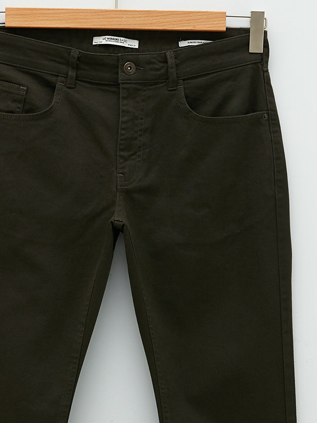 Slim Fit Gabardine Men's Chino Trousers-7