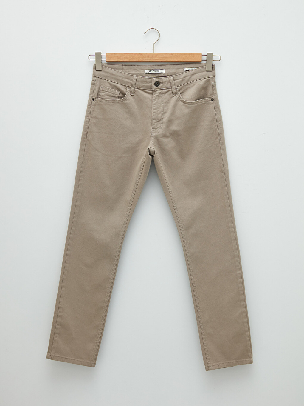 Slim Fit Gabardine Men's Chino Trousers