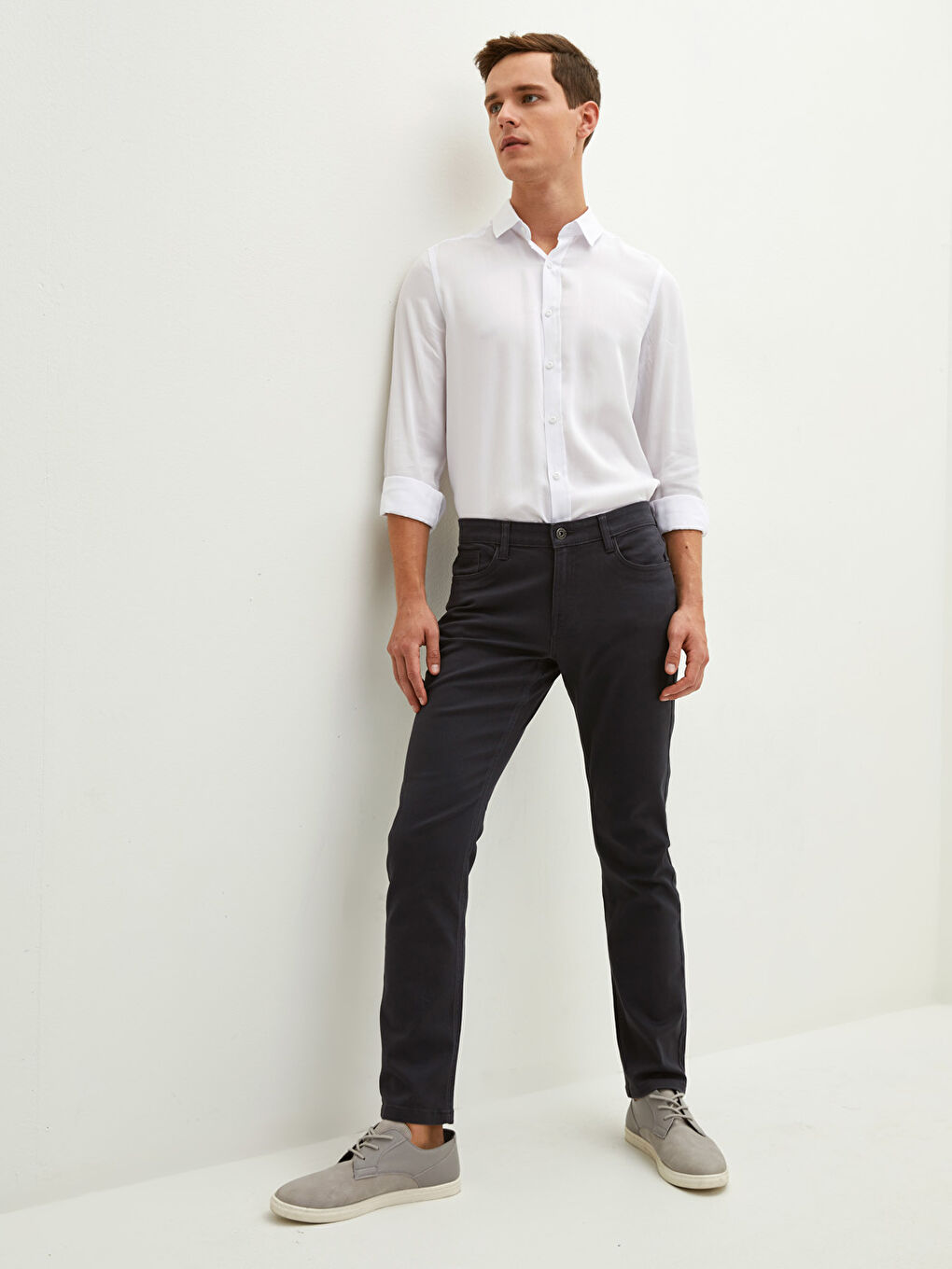LCWAIKIKI Classic Schlanke Passform Gabardine Herren Chinohosen -W11065Z8-M3J
