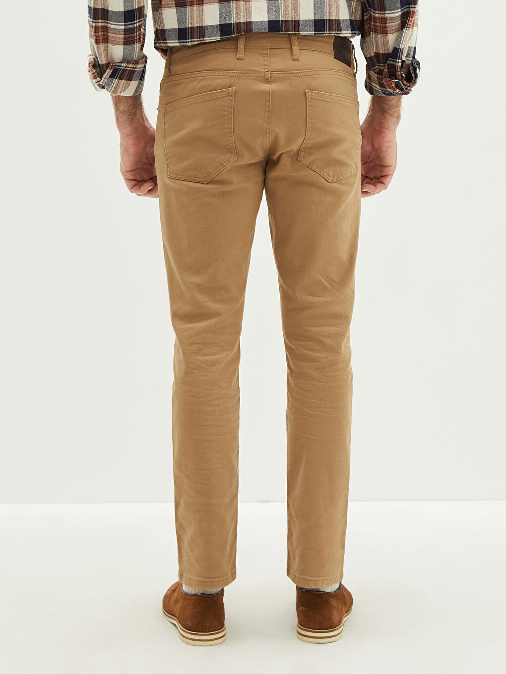 LCWAIKIKI Classic Uske Gabardinske Muške Chino Pantalone -W11065Z8-PVS