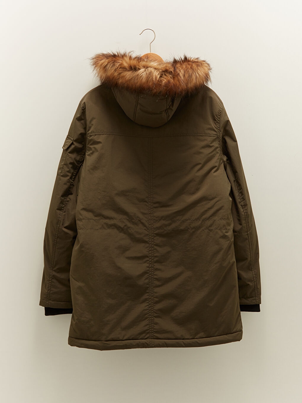 XSIDE Dicker Herren Parka mit Kapuze Standardmuster Fell -W11071Z8-J2L