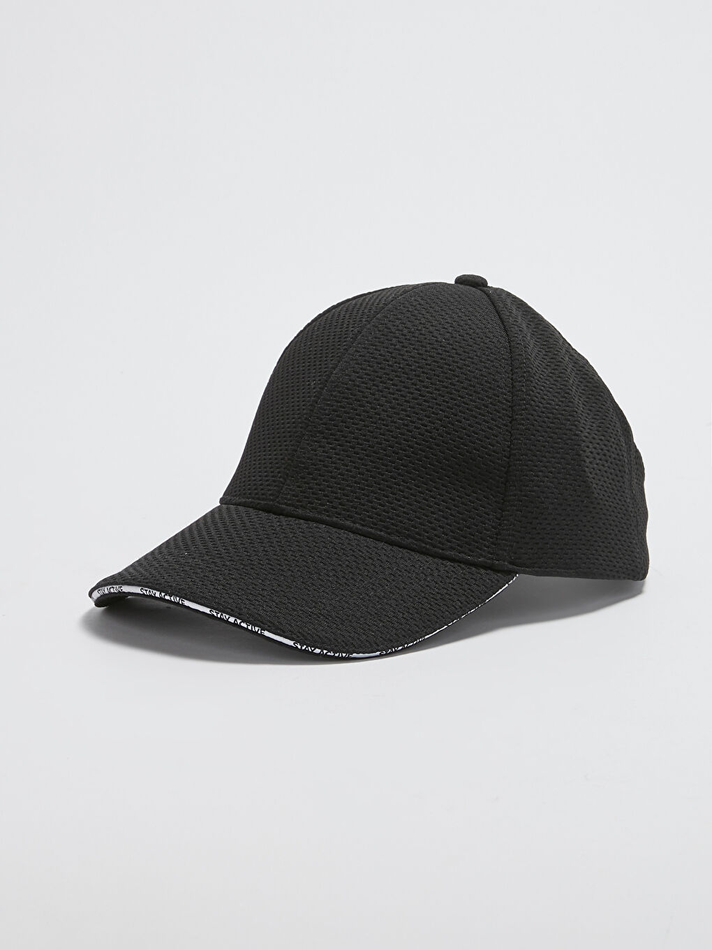 LCW ACCESSORIES Stripe Slogan Printed Men's Hat -W11085Z8-HEG