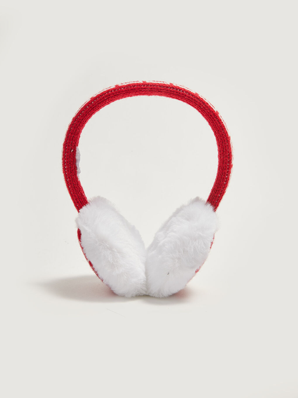 New Year Themed Plush Detailed Women's Knitwear Headphones-2