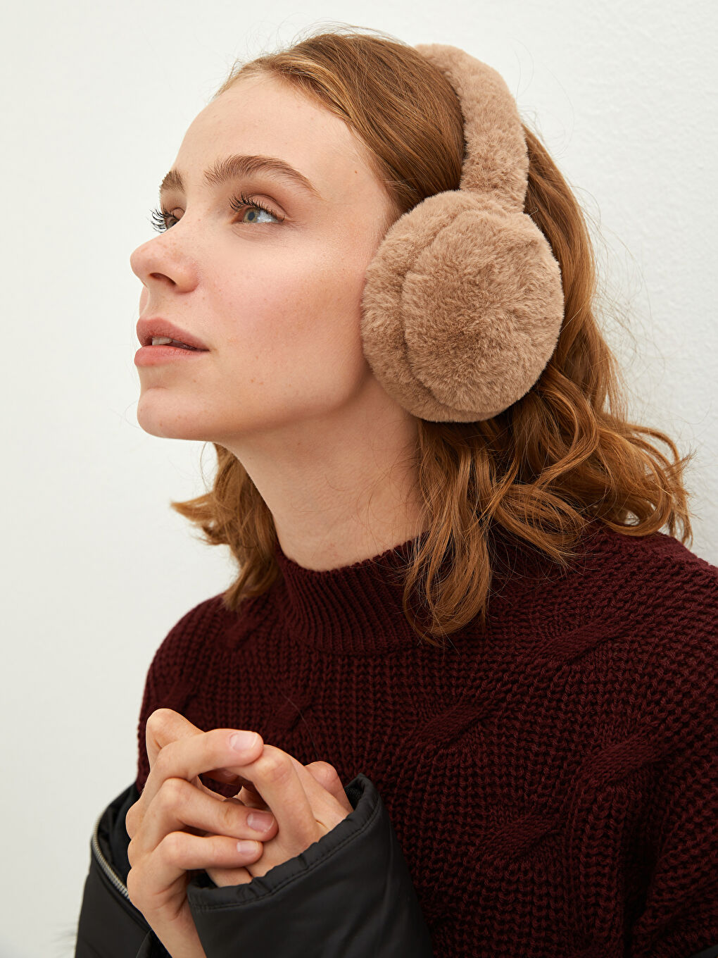 Cache-oreilles BEIGE Femme