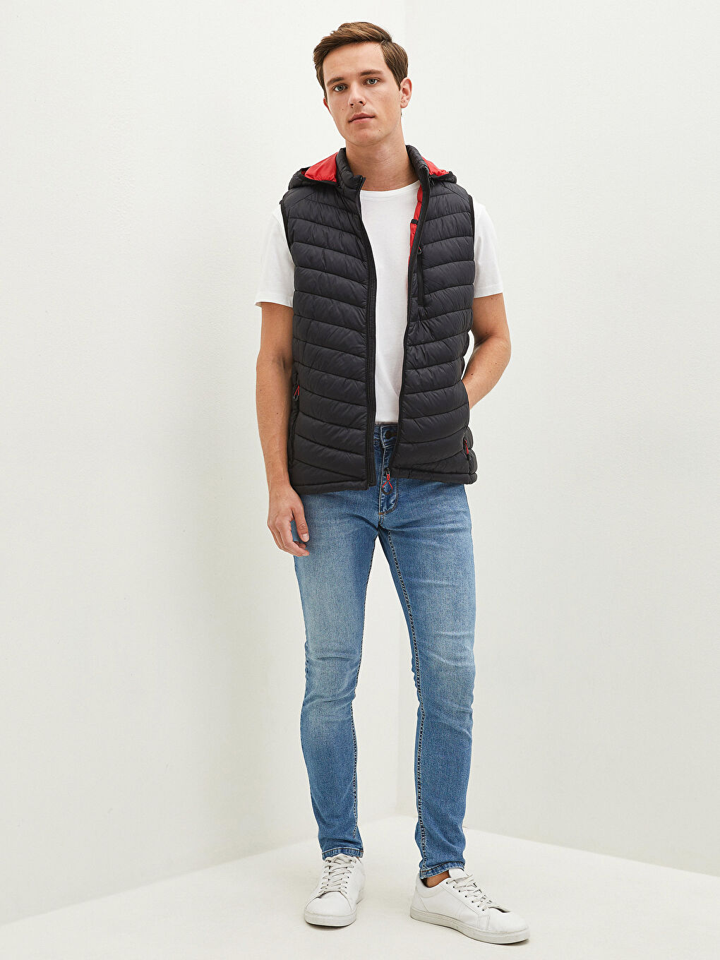 Gilet à Capuche pour Hommes Coupe Standard-4