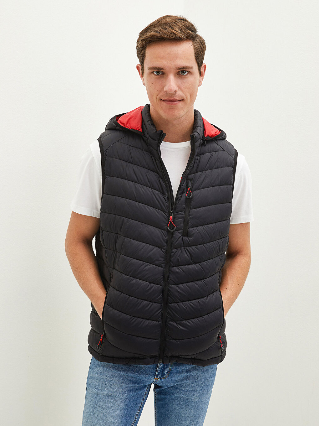Gilet à Capuche pour Hommes Coupe Standard