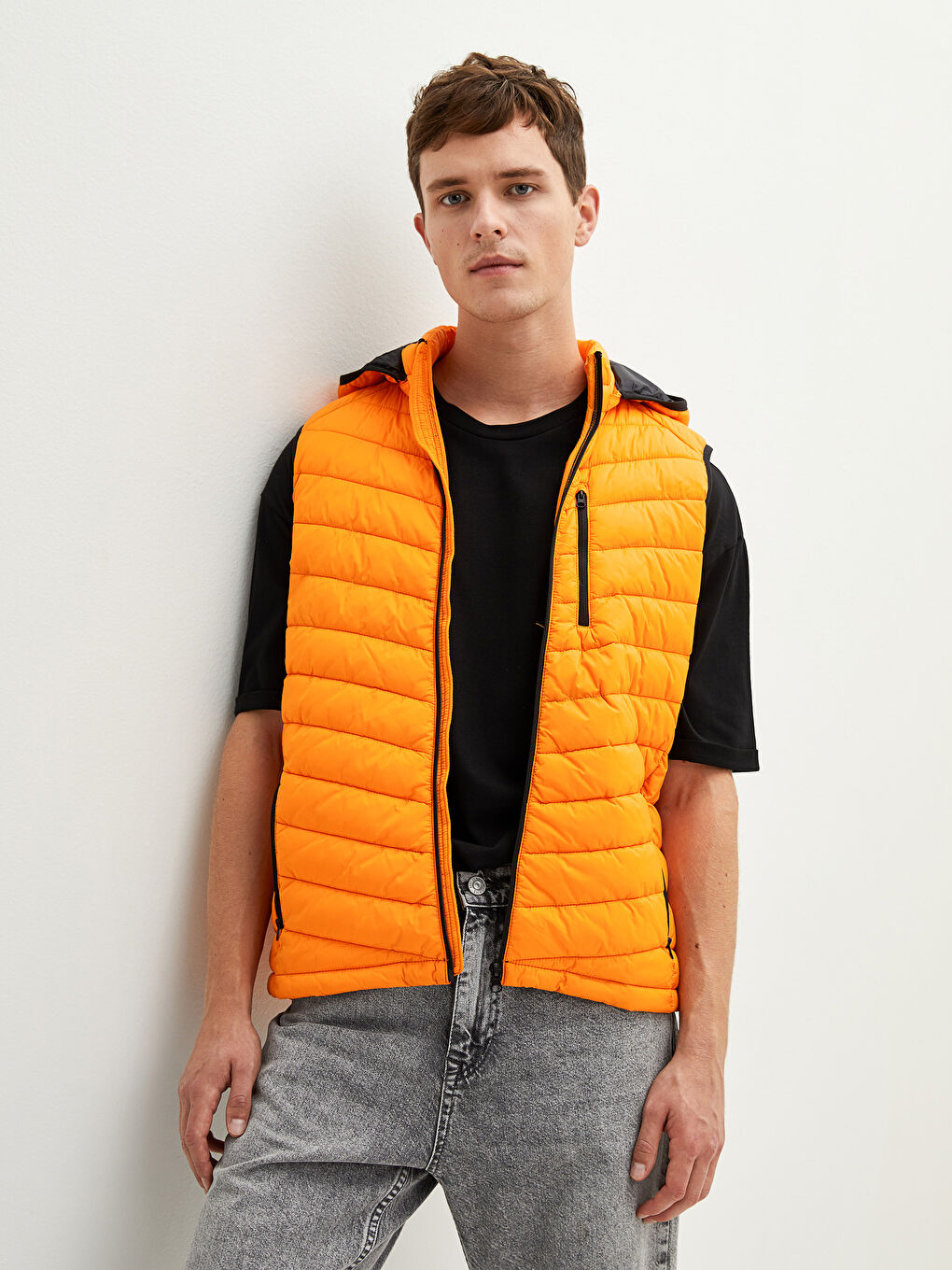 Gilet à Capuche pour Hommes Coupe Standard