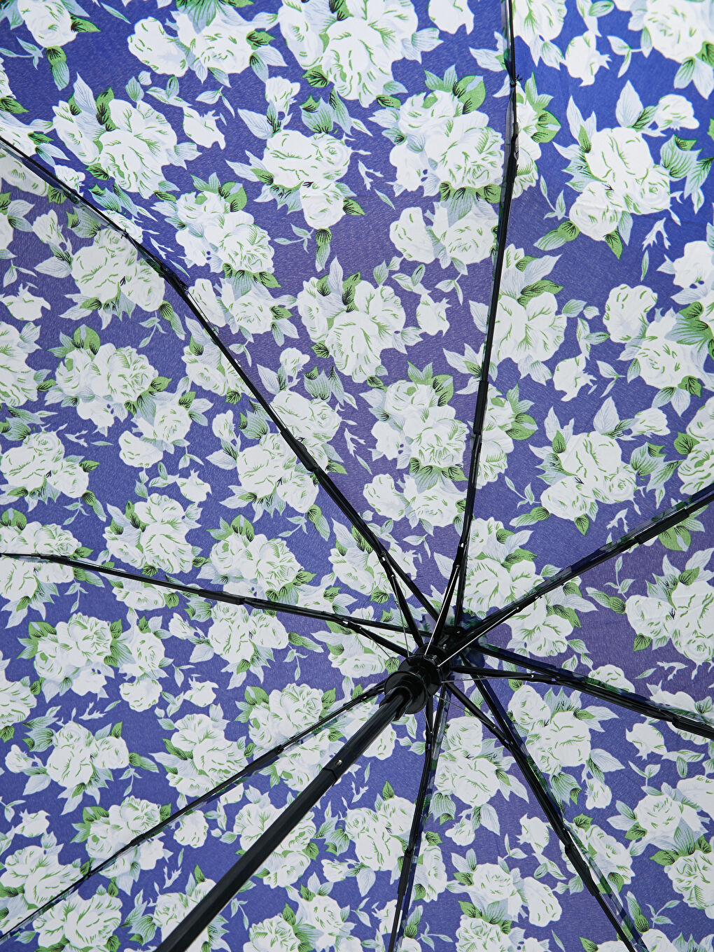 Karışık Çiçek Desenli Şemsiye-2