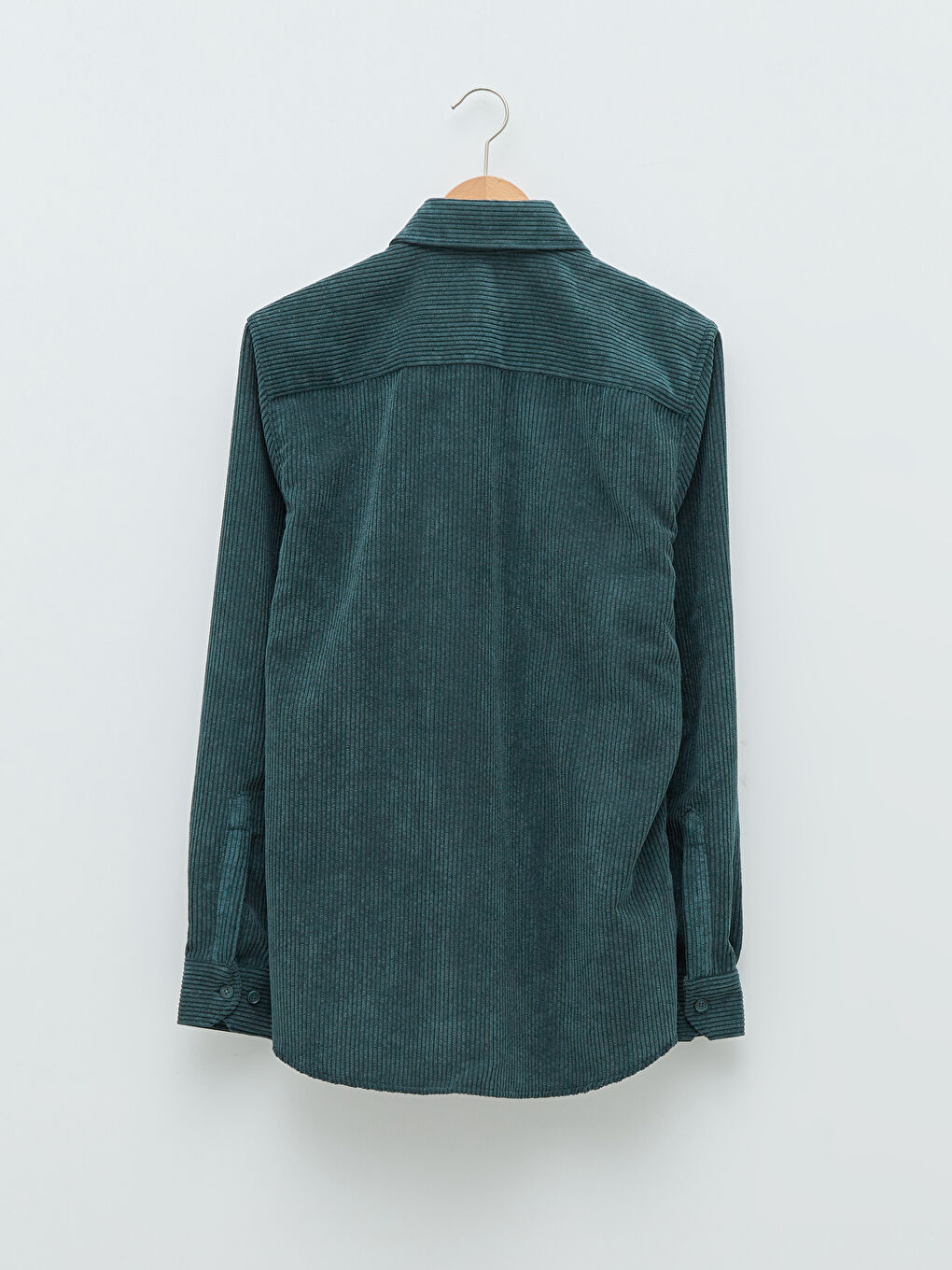 Chemise pour Hommes en Velours à Manches Longues Coupe Régulière-6