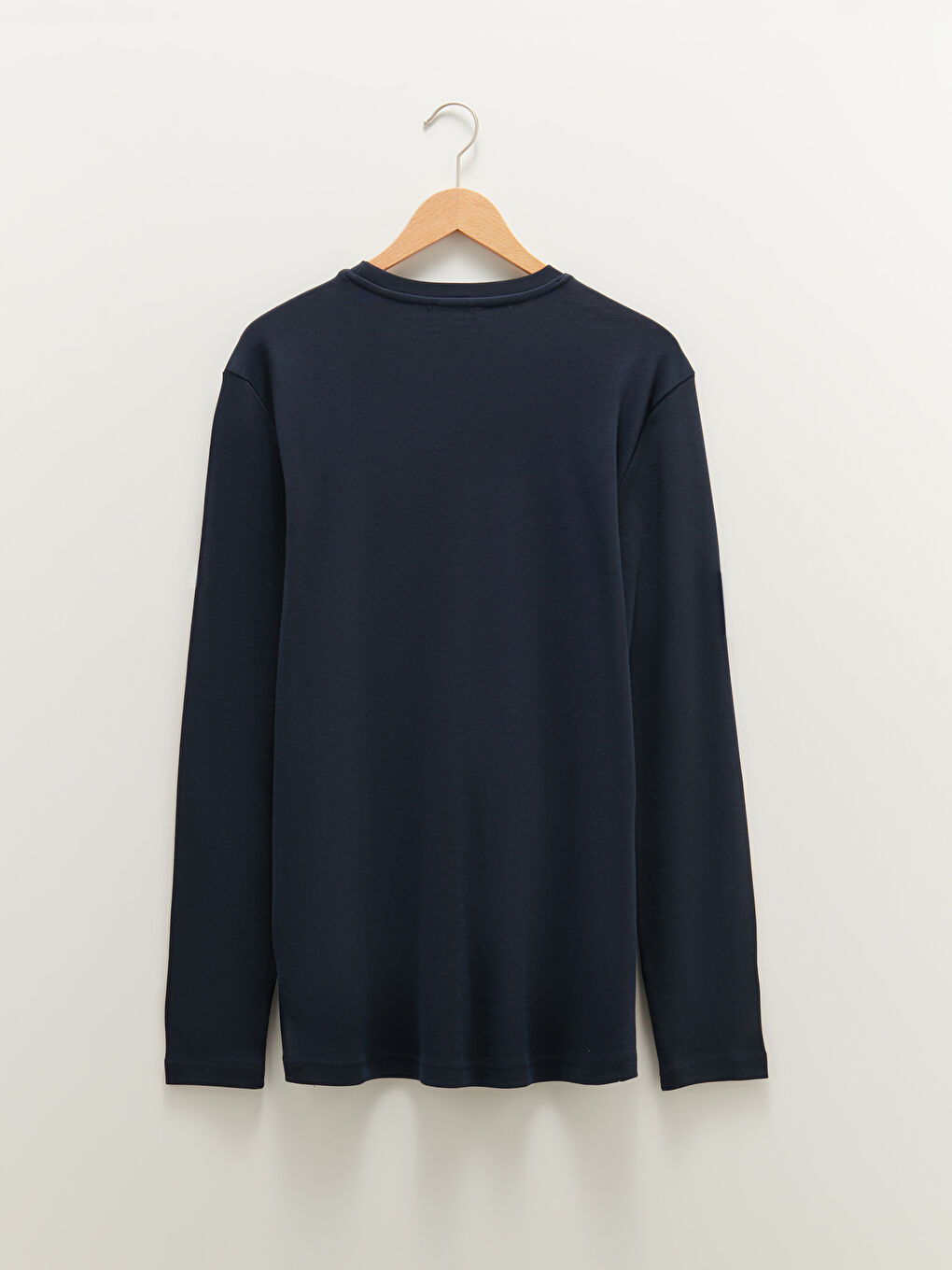 Crew Neck Long Sleeve Printed Men's T-Shirt-6