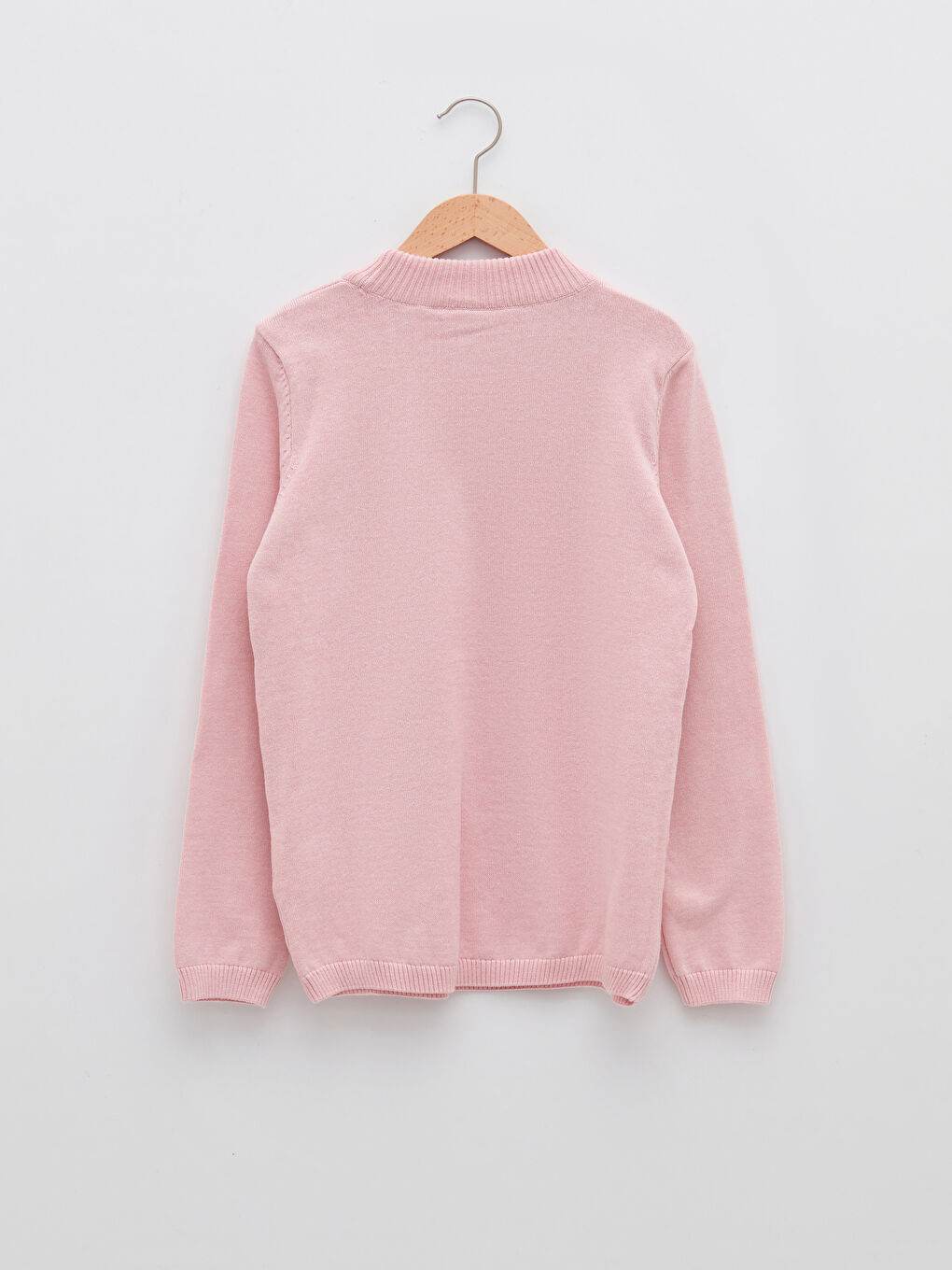 Half Turtleneck Long Sleeve Girl Thin Knitwear Sweater-1