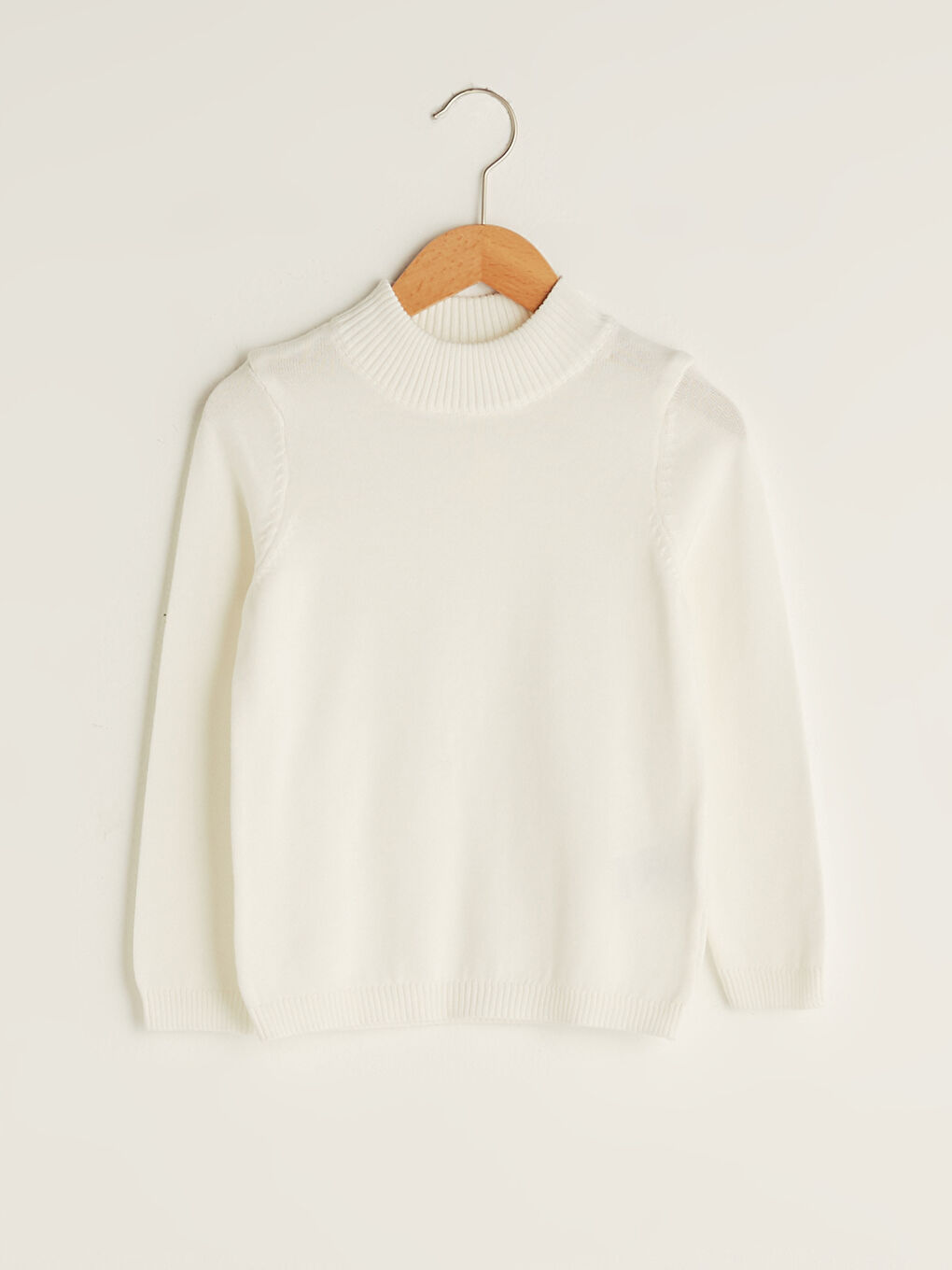 Half Turtleneck Long Sleeve Girl Thin Knitwear Sweater