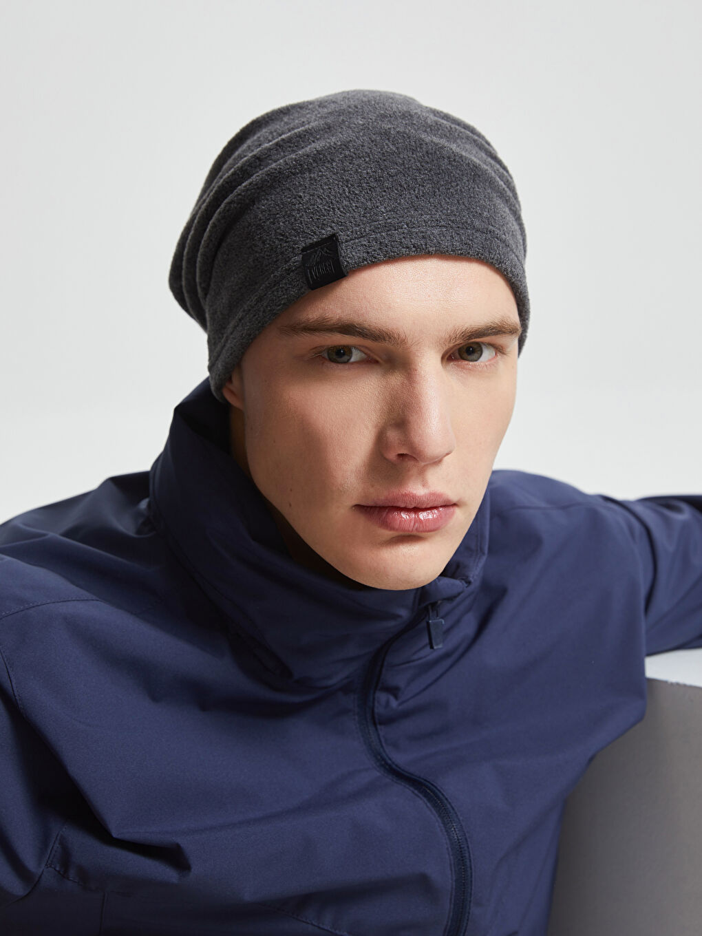 LCW ACCESSORIES Плисирана Поларена Мъжка Берета -W11284Z8-CT3