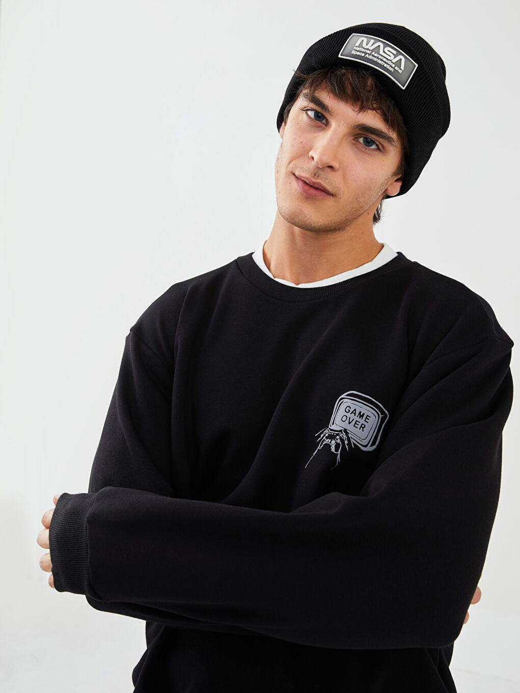 LCW ACCESSORIES NASA Licensed Men's Beret -W11293Z8-HUC