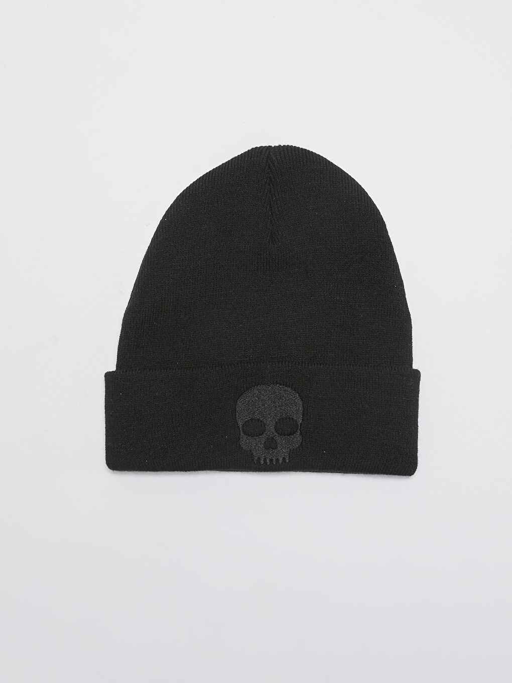 LCW ACCESSORIES Skull Embroidered Knitwear Men's Beret -W11305Z8-HUC