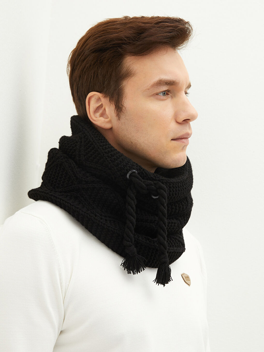 LCW ACCESSORIES Men's Knit Snood -W11313Z8-HUC
