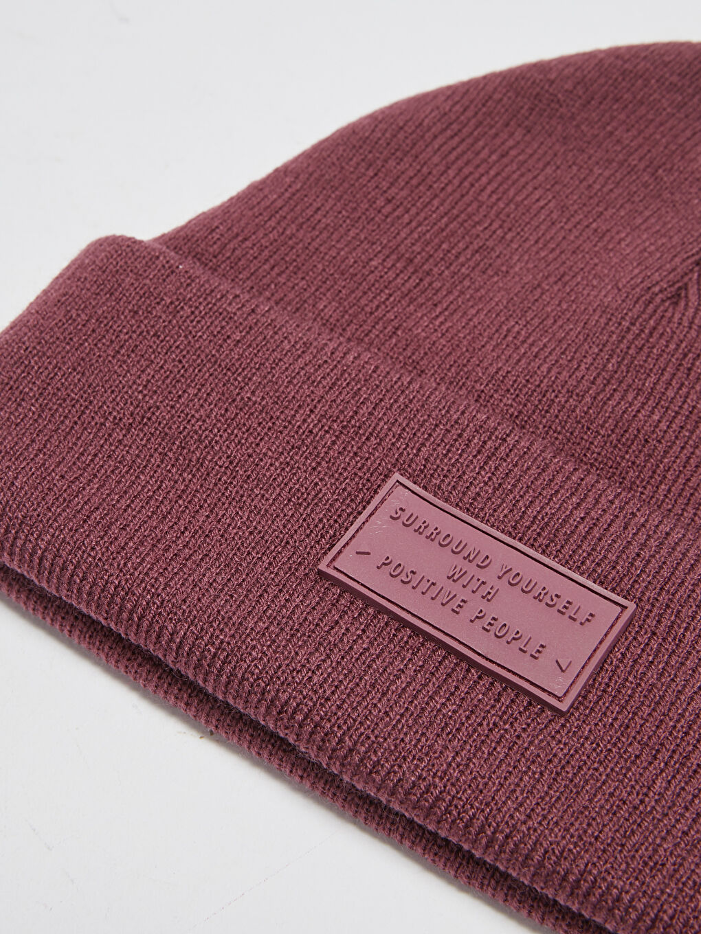 Label Printed Knitwear Men's Beret-1