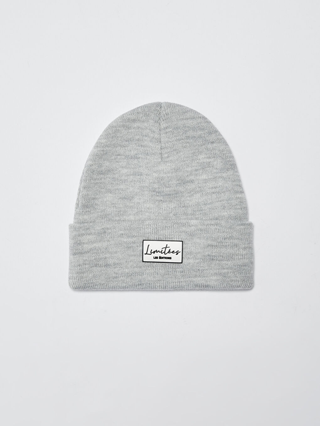 Label Printed Knitwear Men's Beret-1