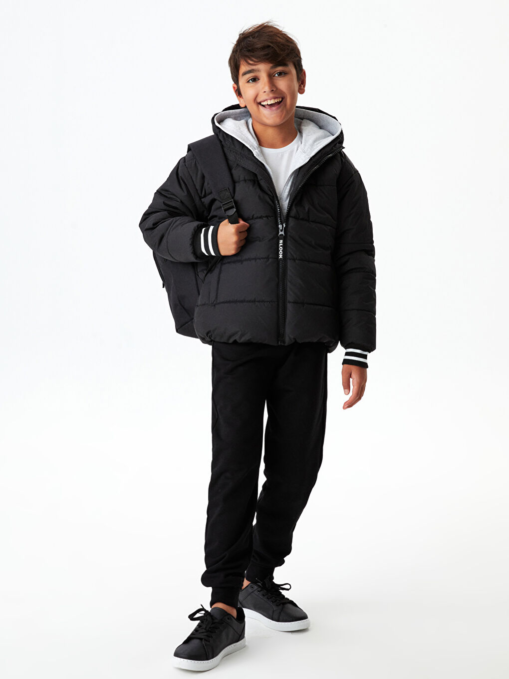 LCW Kids Спортни Панталони Джогър за Момчета с Еластична Талия -W11391Z4-CVL