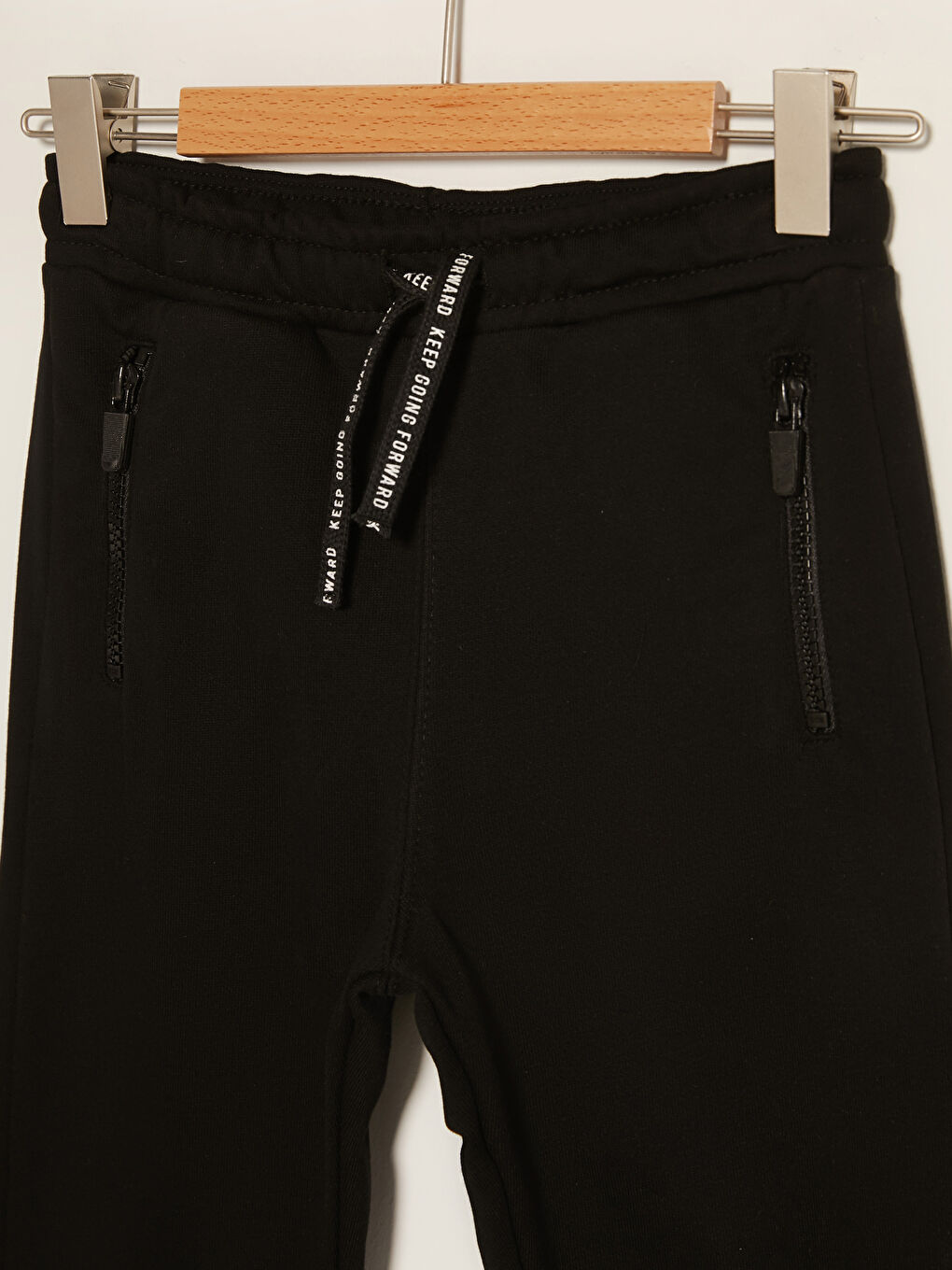 Siyah Beli Lastikli Erkek Çocuk Jogger Eşofman Altı-2