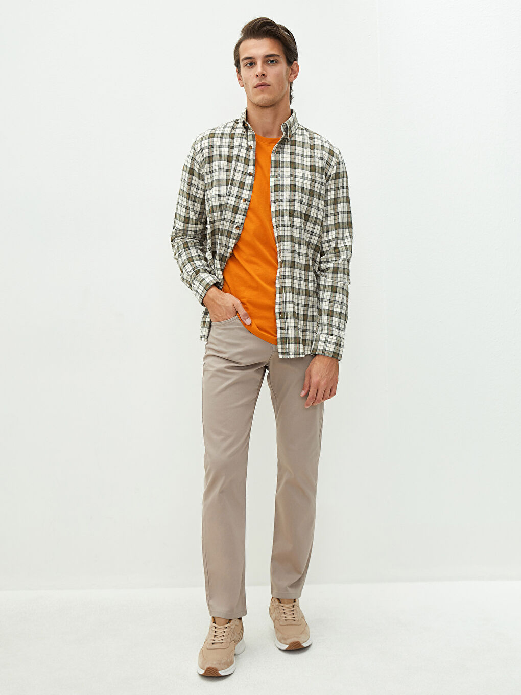 Crew Neck Short Sleeve Basic Men's T-shirt-3