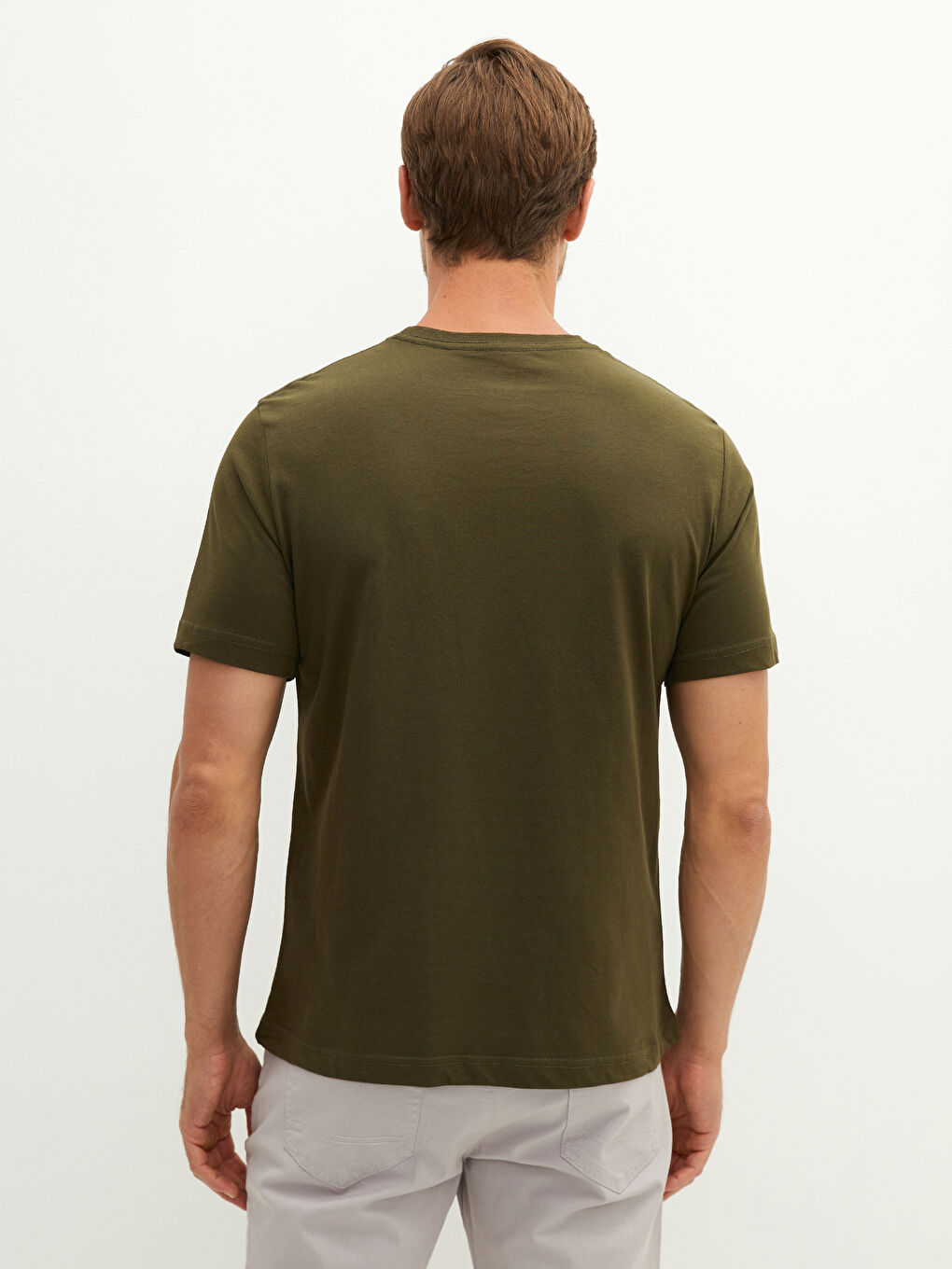 LCWAIKIKI Classic Crew Neck Short Sleeve Basic Men's T-shirt -W11397Z8-TDX
