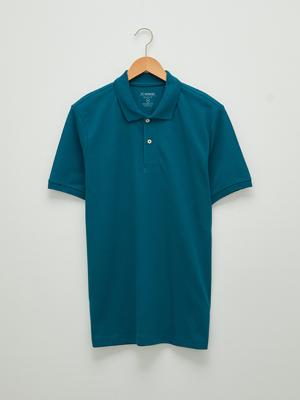 T-shirt Pique Me Jakë Polo Dhe Mëngë Të Shkurtra Për Burra-4