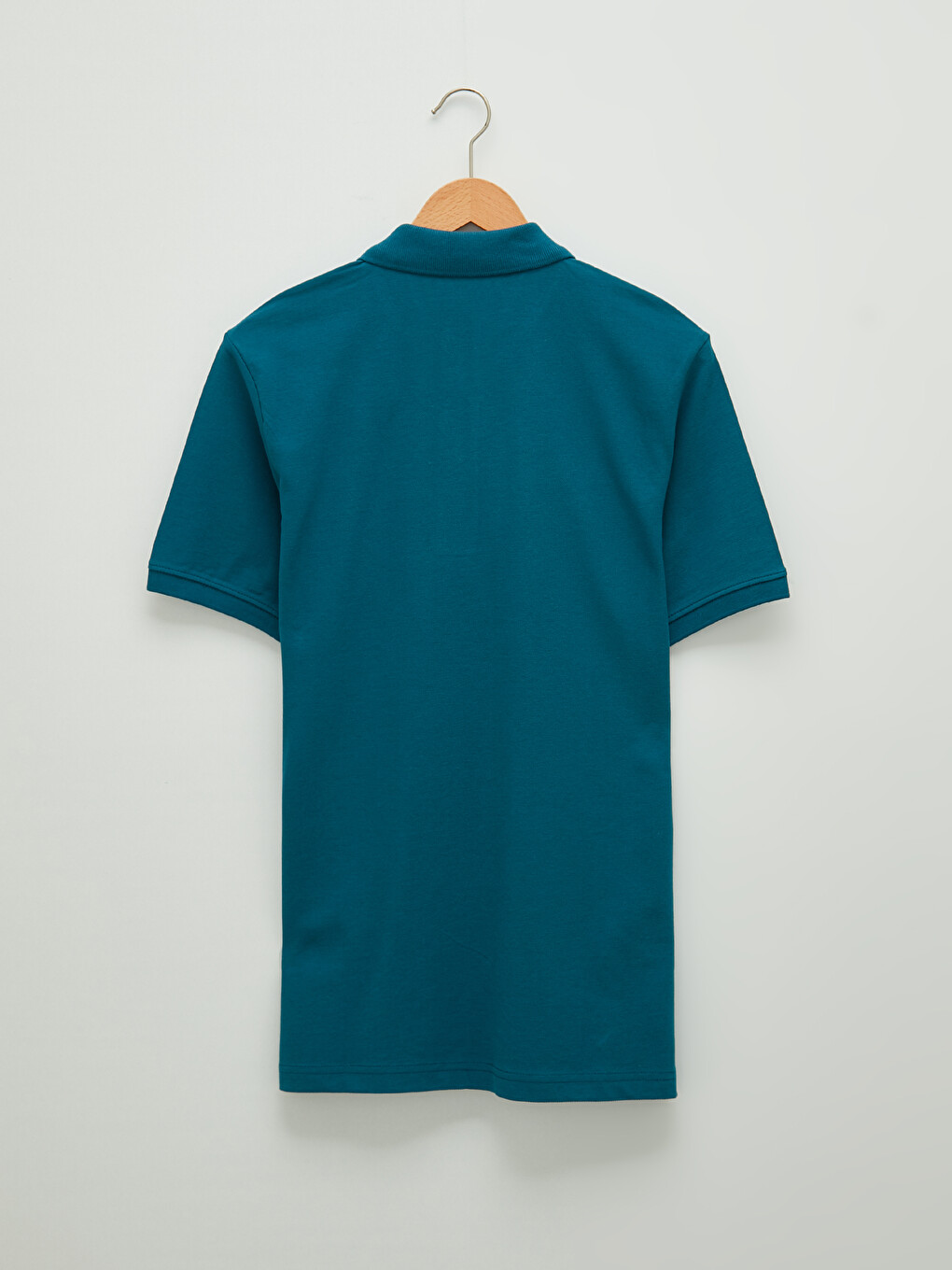 T-shirt Pique Me Jakë Polo Dhe Mëngë Të Shkurtra Për Burra-5