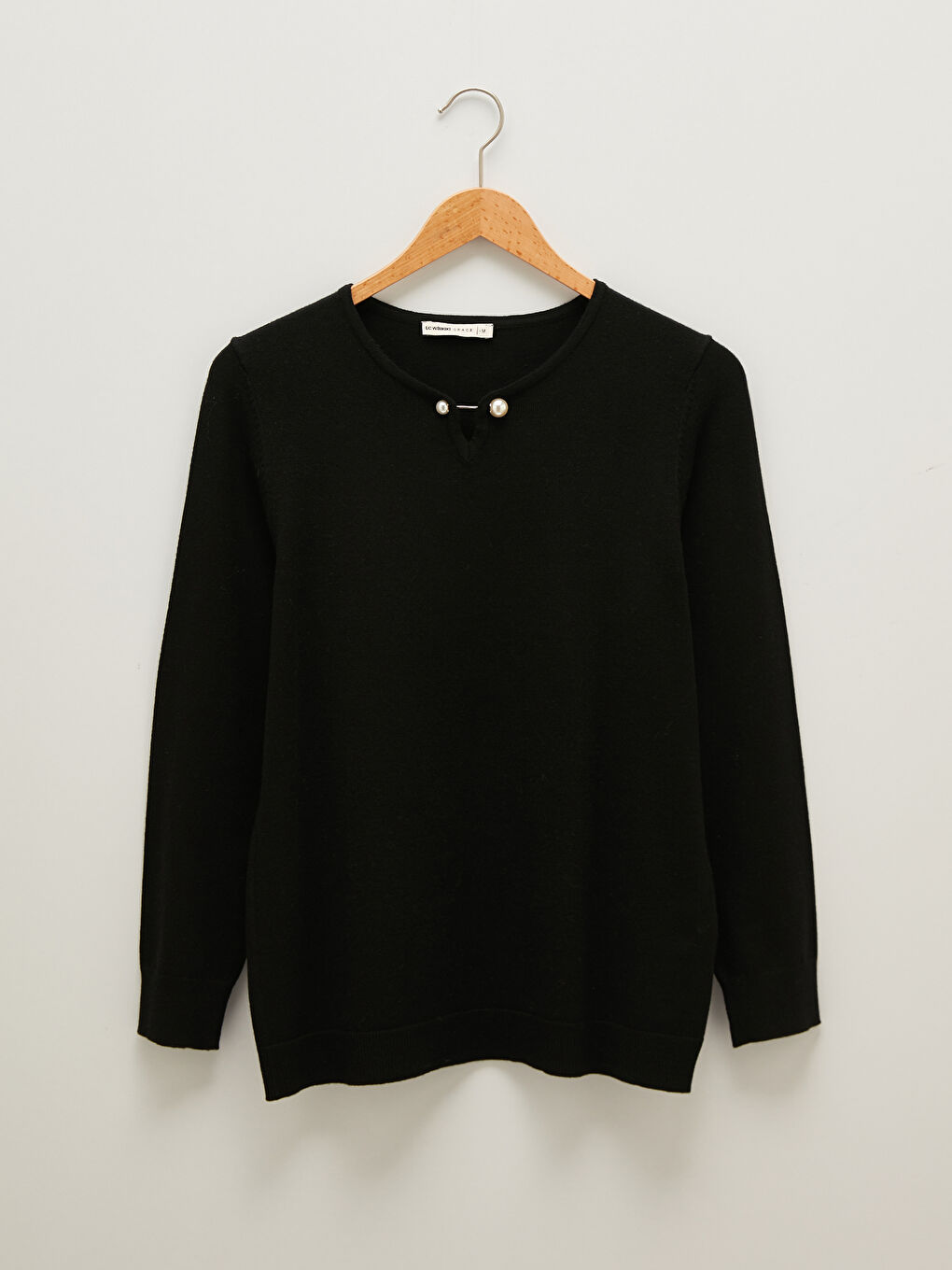 Notch Neck Women's Knitwear Sweater-6