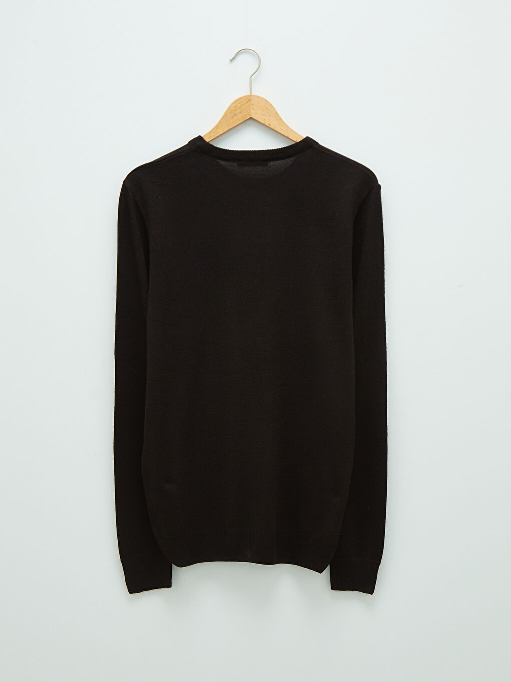 LCWAIKIKI Basic Rundhalsausschnitt Langarm Dünner Herren Strickpullover -W11437Z8-CVL