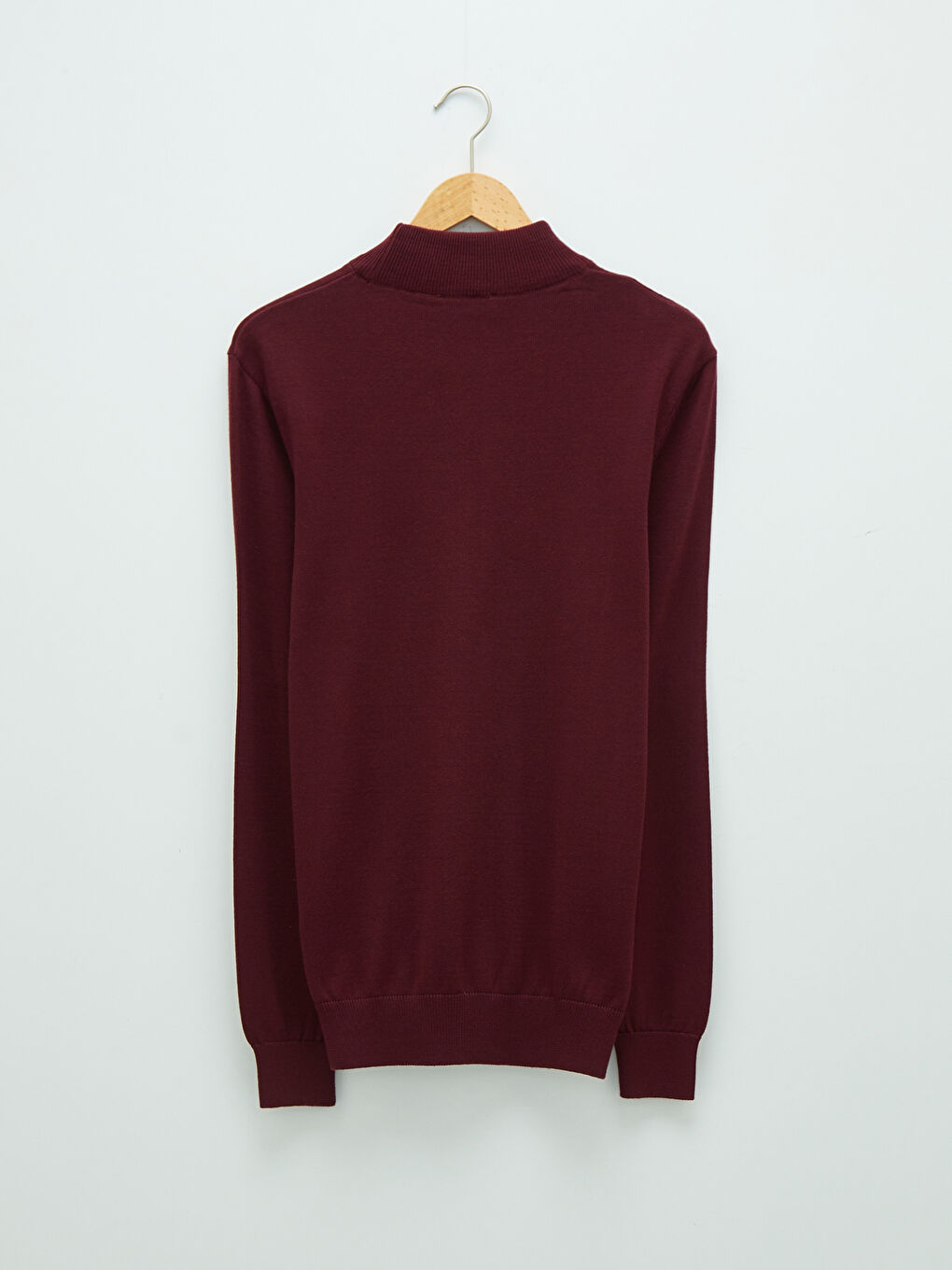 Half Turtleneck Long Sleeve Men's Knitwear Sweater-6