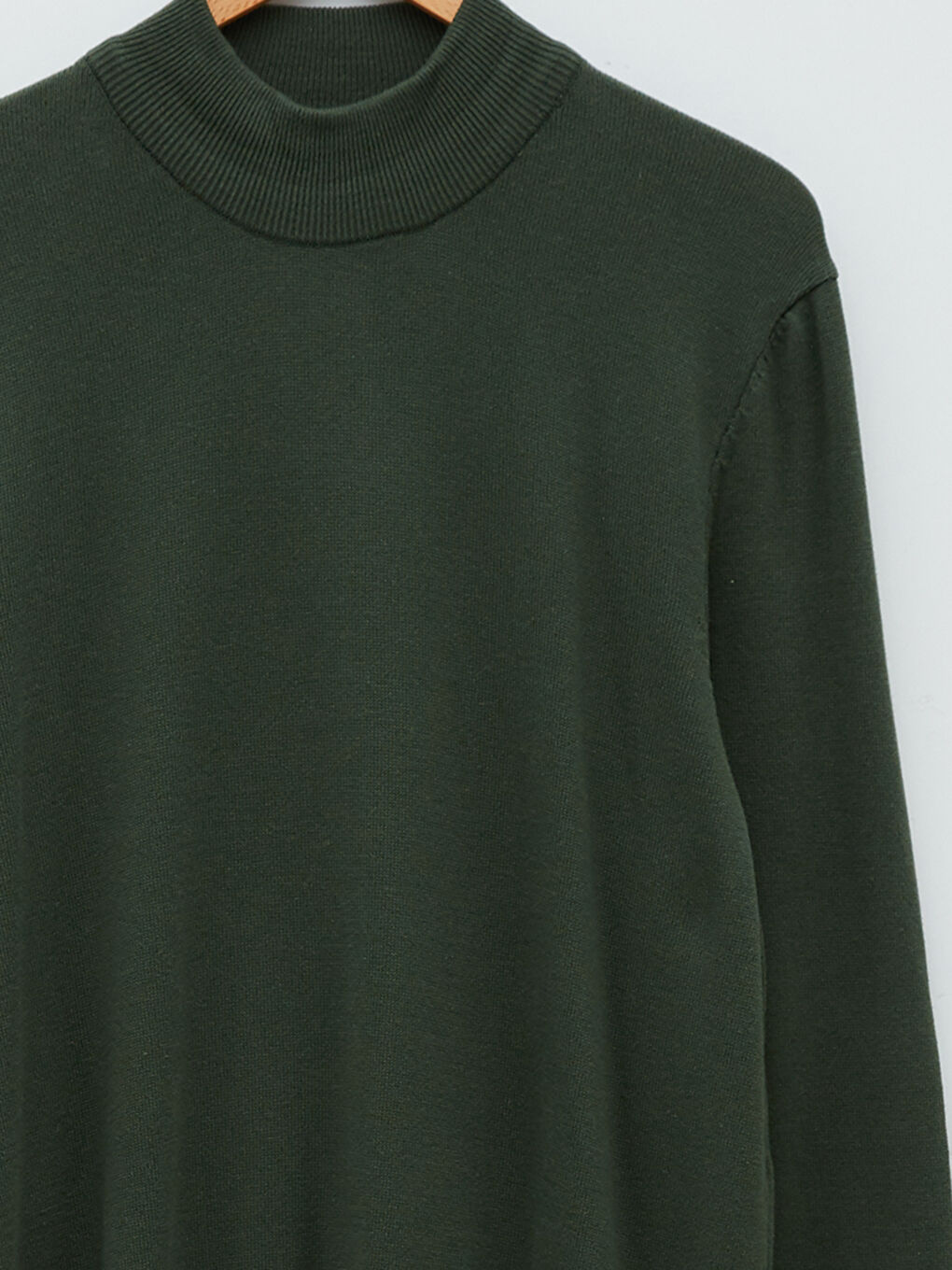 Half Turtleneck Long Sleeve Men's Knitwear Sweater-7