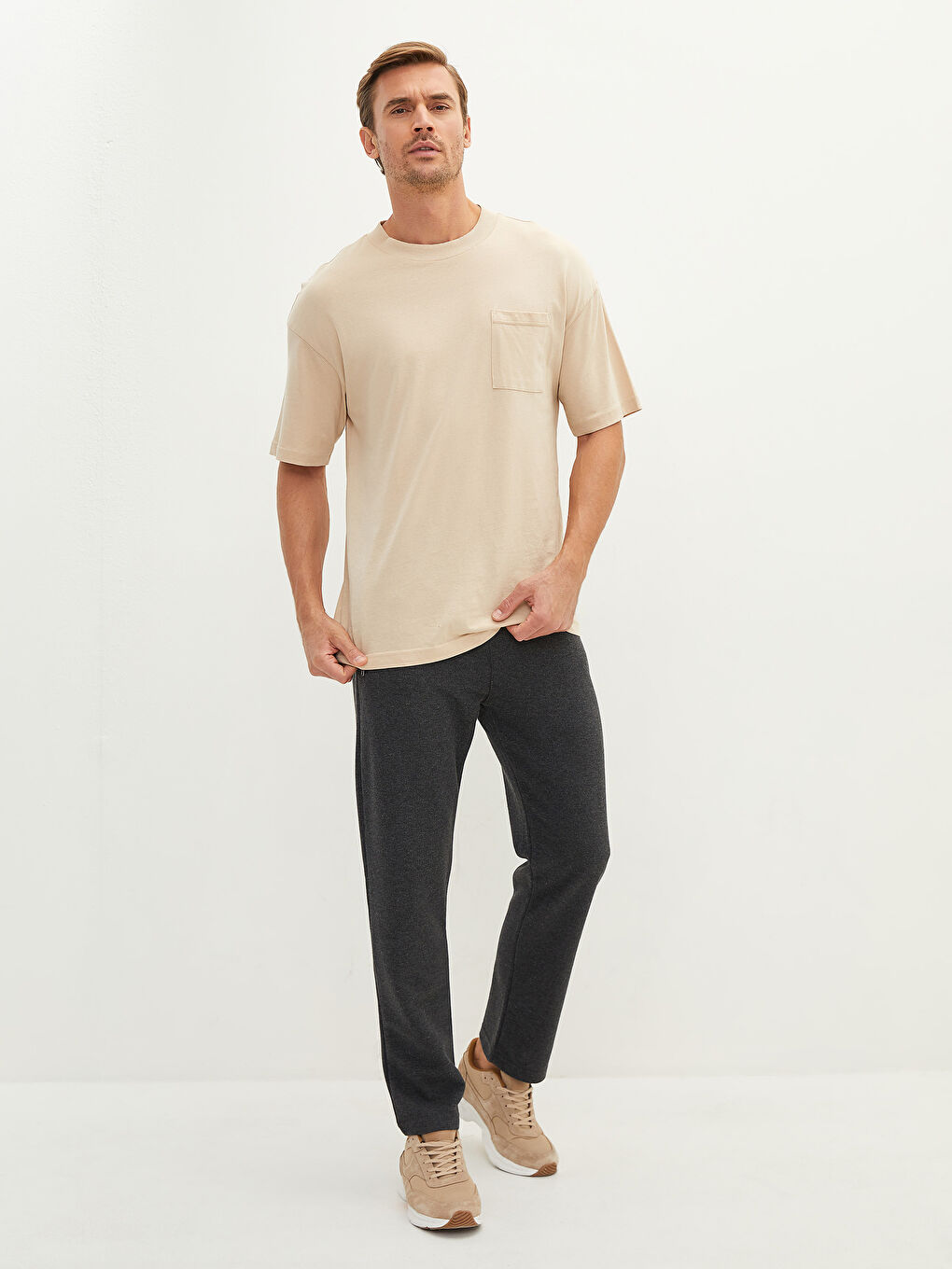 LCWAIKIKI Classic Standard Fit Men's Sweatpants -W11450Z8-D5D