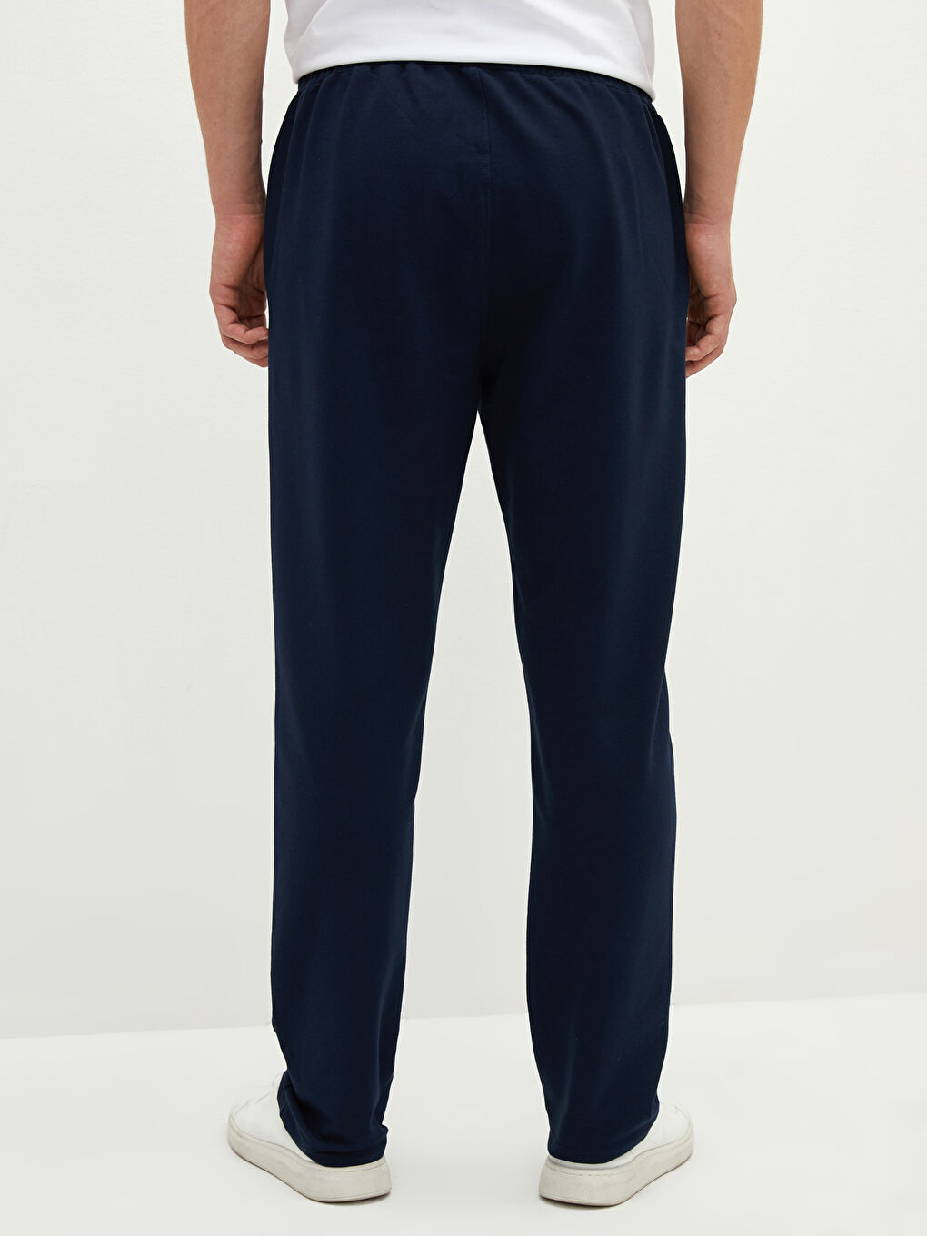 Lacivert Standart Kalıp Erkek Eşofman Altı-3