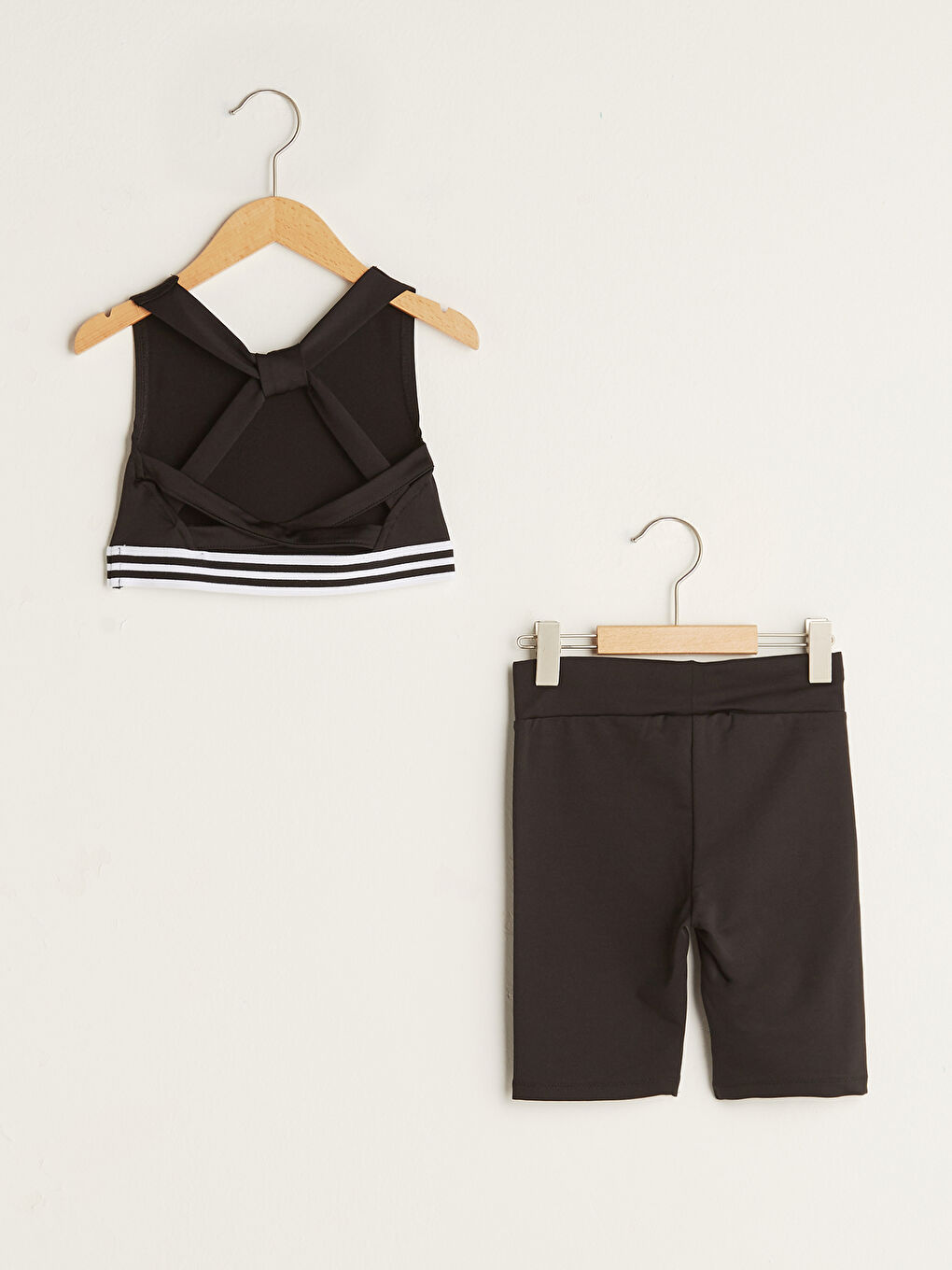 LCW Kids Crew Neck Basic Girls Athlete and Tights -W11473Z4-CVL