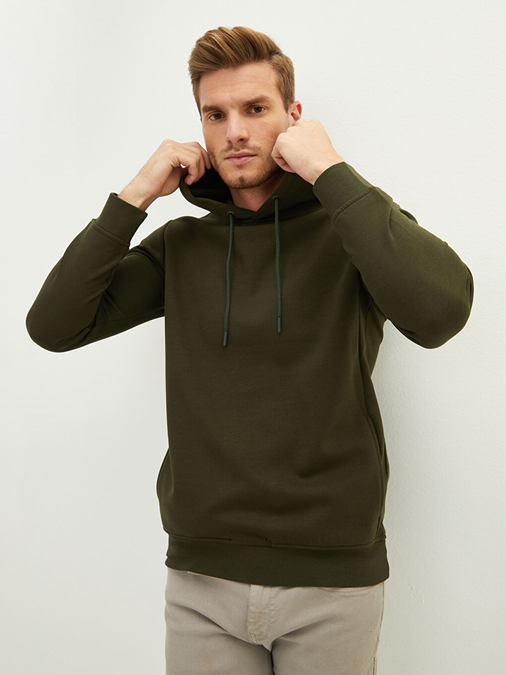 Long Sleeve Thick Men's Thick Hoodie-1