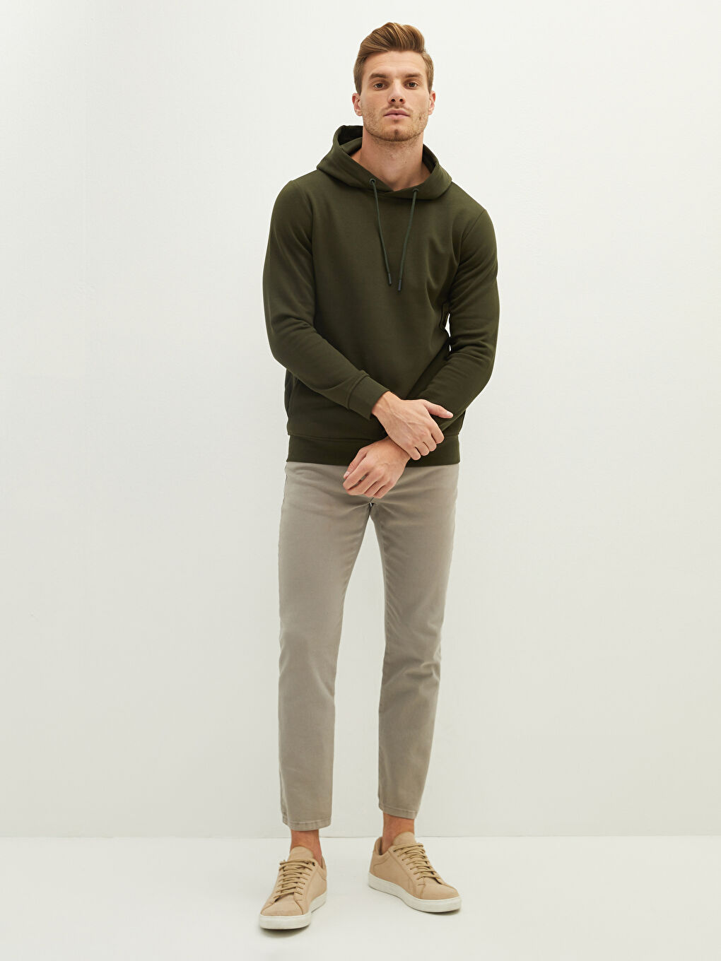 Long Sleeve Thick Men's Thick Hoodie-3