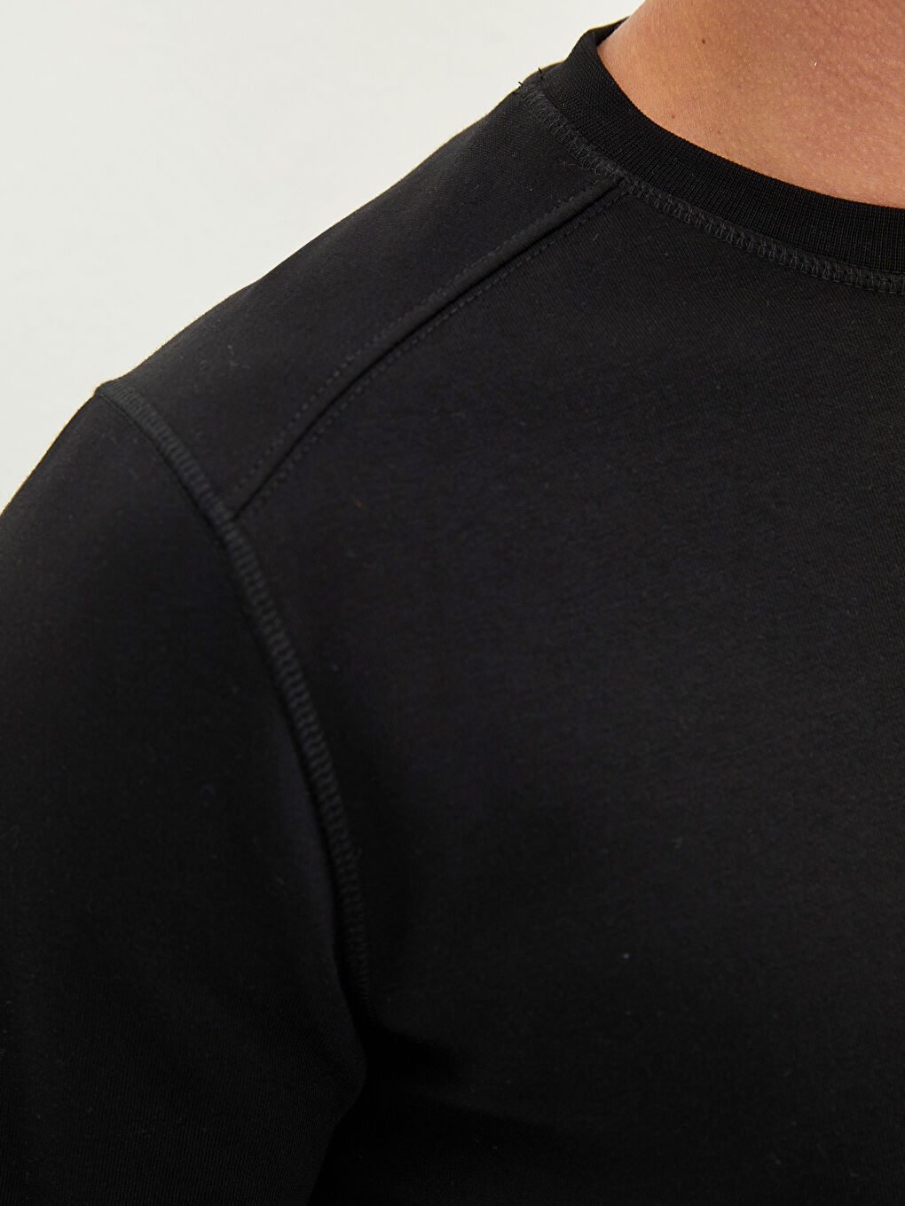 Свитшот Мужской Толстый С Длинным Рукавом С Круглым Вырезом-2