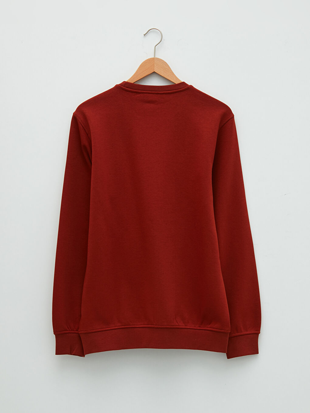 Crew Neck Long Sleeve Thick Men's Sweatshirt-6