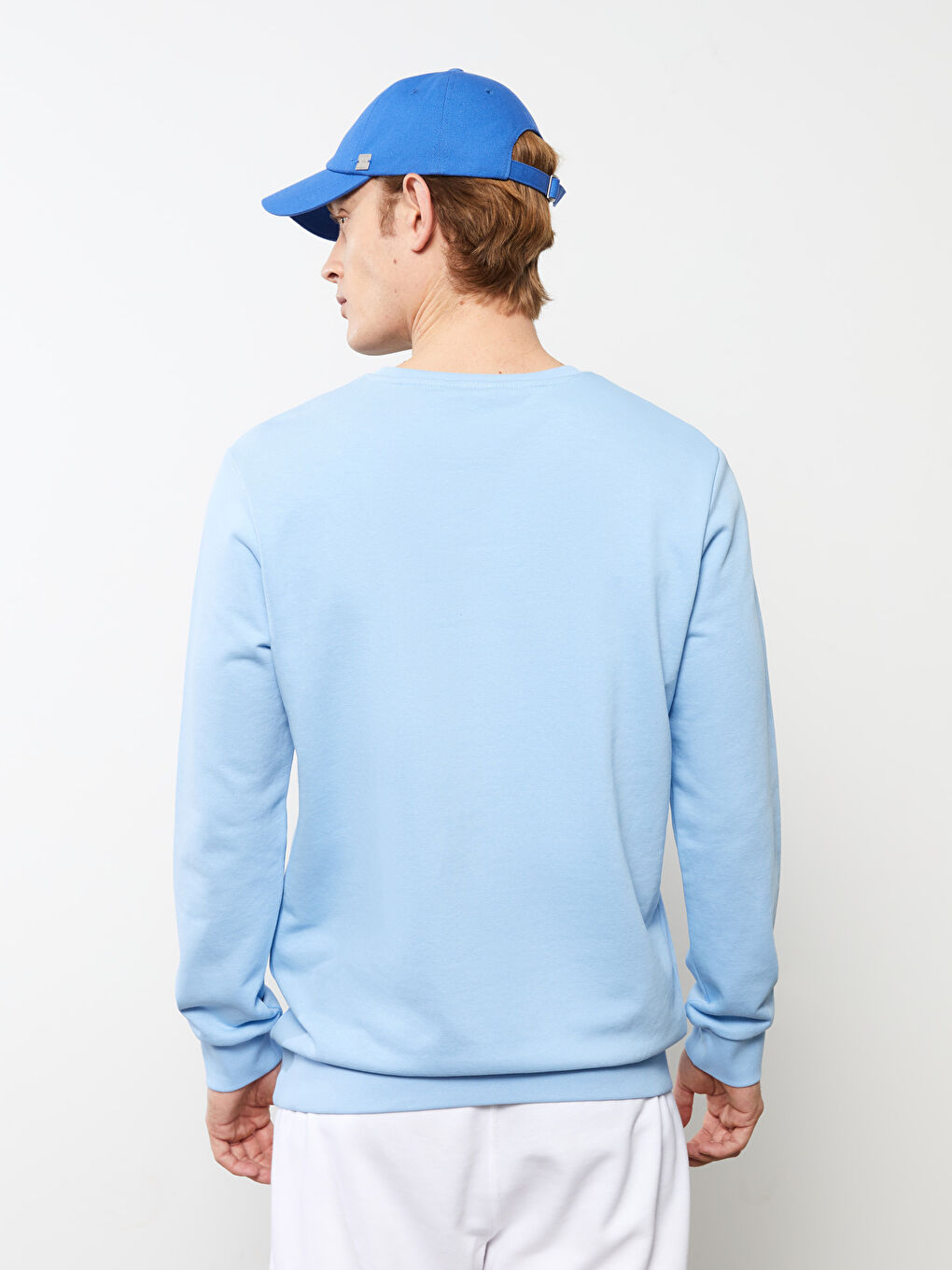 Mavi Bisiklet Yaka Uzun Kollu Erkek Sweatshirt-4