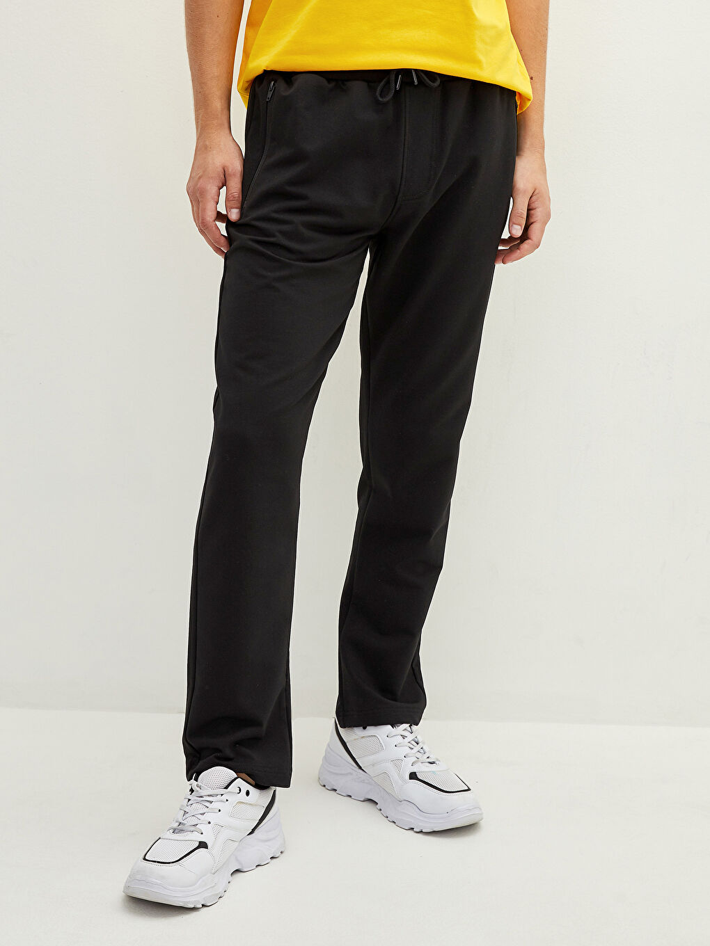 بنطلون رياضي بقصة عادية - للرجال-3