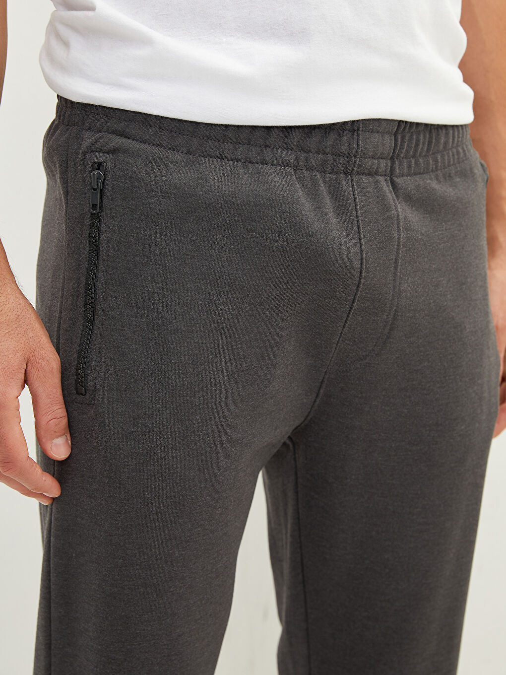LCWAIKIKI Basic Standard Fit Men's Thick Sweatpants -W11484Z8-D5D