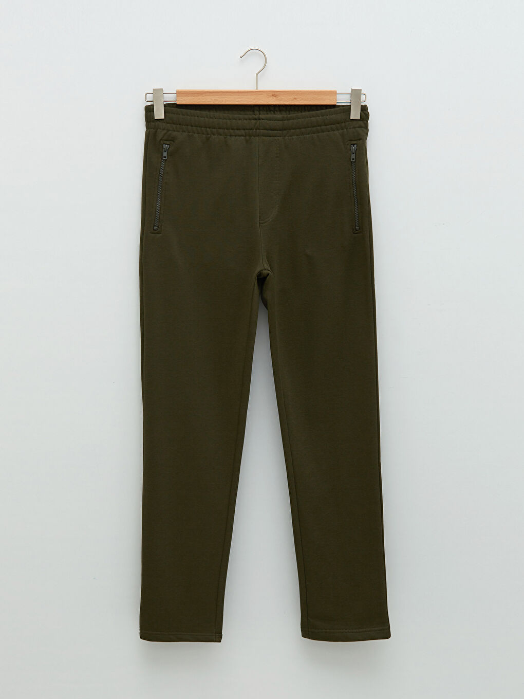 بنطلون رياضي تخين بقصة عادية للرجال-5