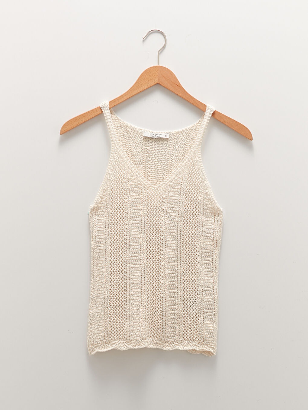 Women's V-Neck Strapless Plain Knitwear Singlet