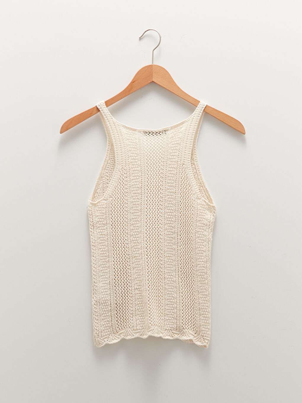Women's V-Neck Strapless Plain Knitwear Singlet-1