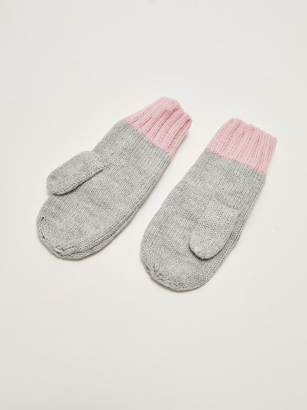 Қыз трикотаж кестеленген жабық қолғаптар-1