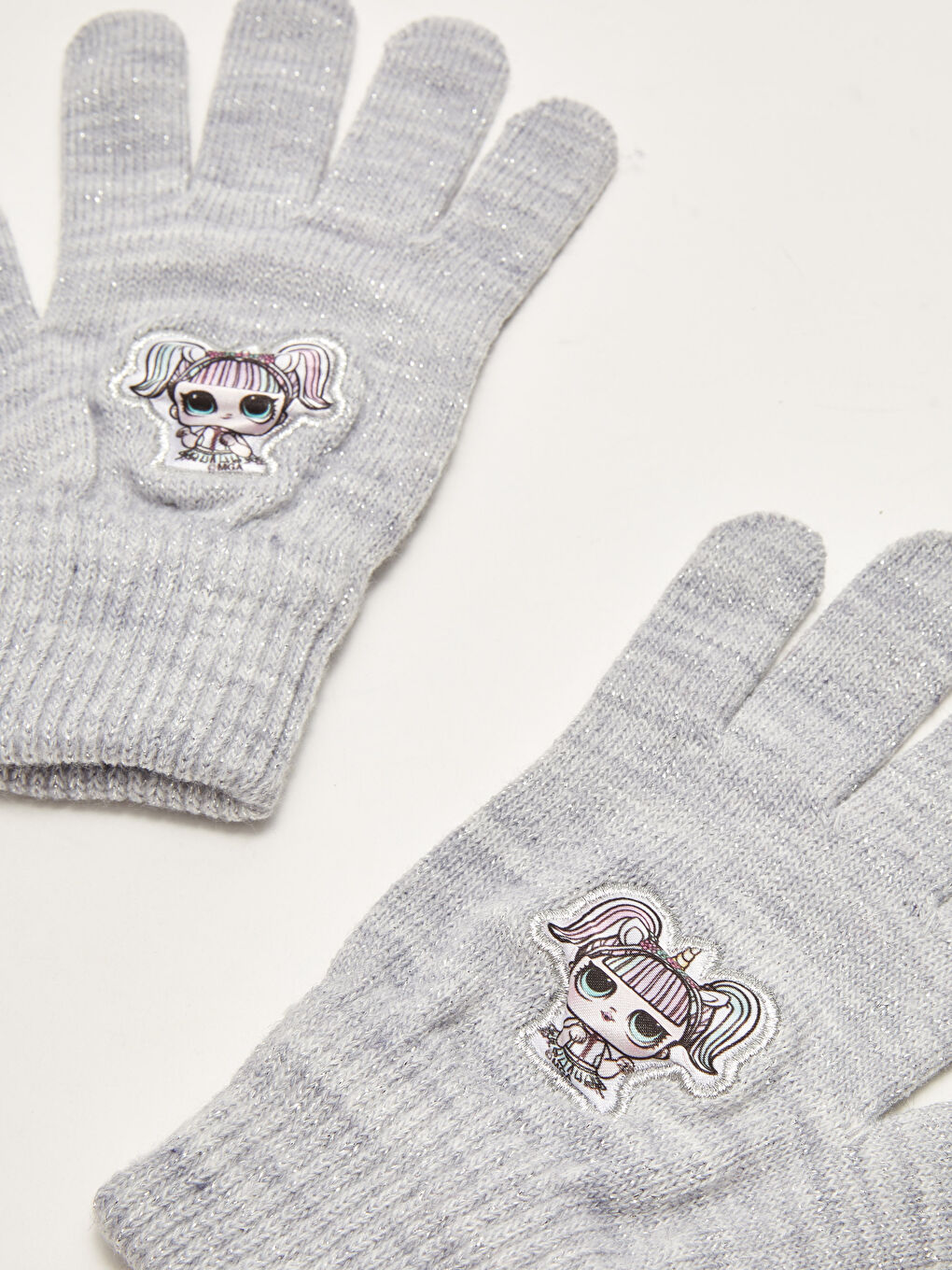 قفازات بنات تريكو LOL المرخصة-1