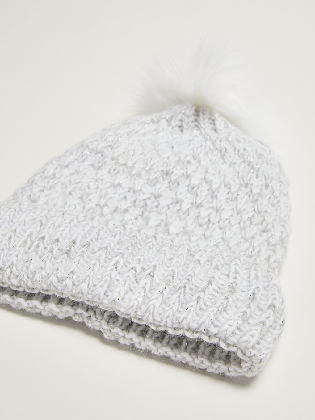 Gri Kız Çocuk Triko Atkı Bere Takımı-4