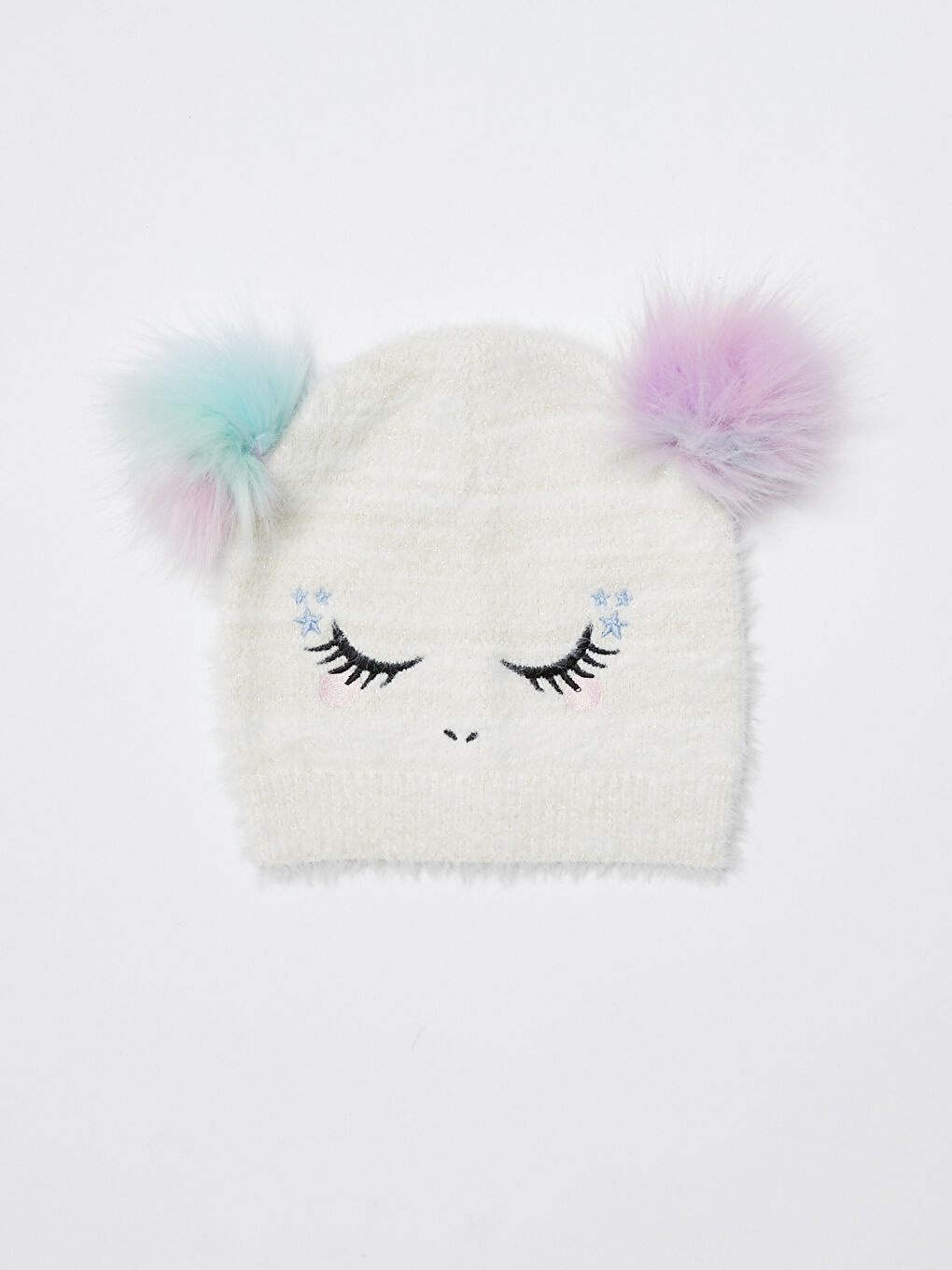 LCW ACCESSORIES Girl Child Embroidery Tricot Beanie -W11560Z4-D3W