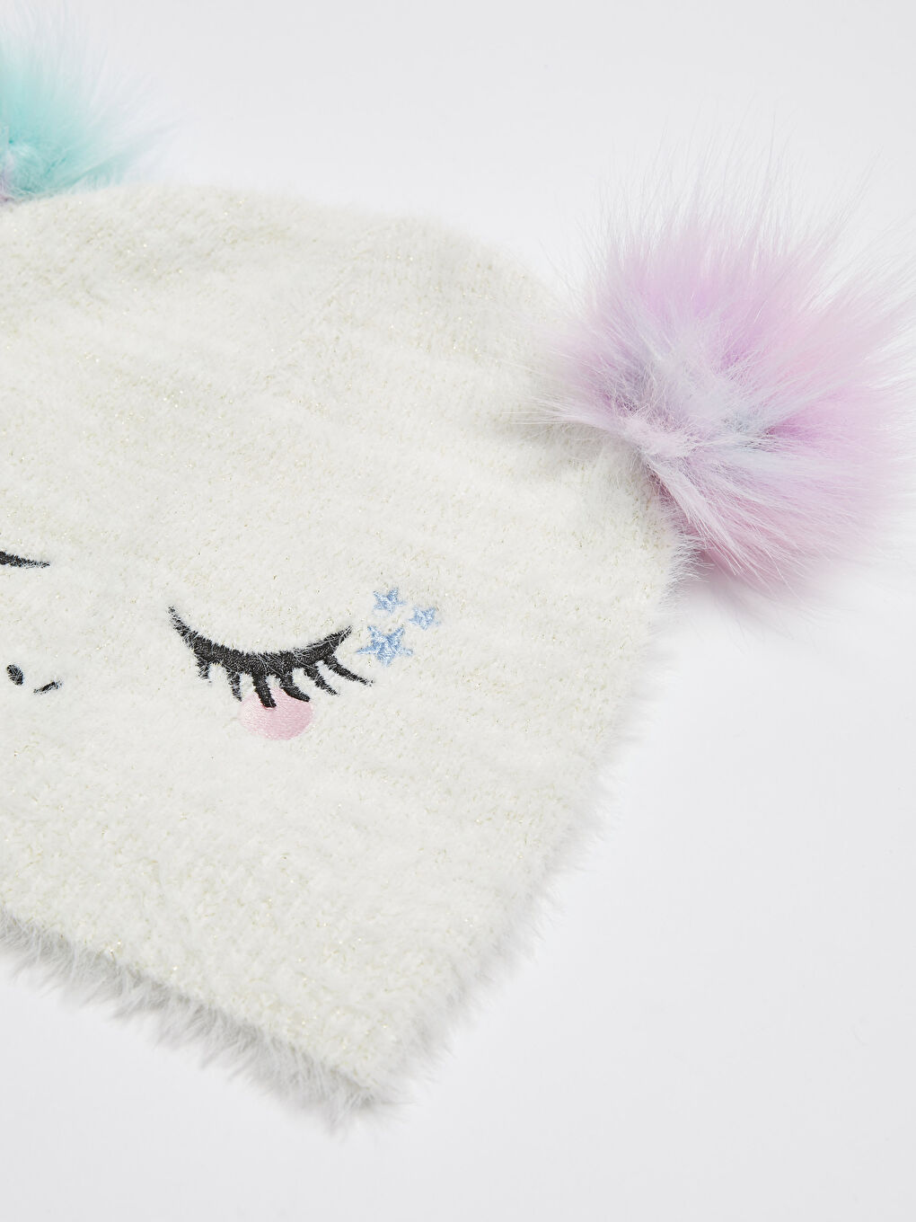 LCW ACCESSORIES Girl Child Embroidery Tricot Beanie -W11560Z4-D3W